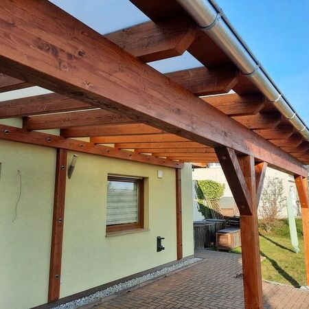 Terrassendach mit 10 mm VSG / ESG